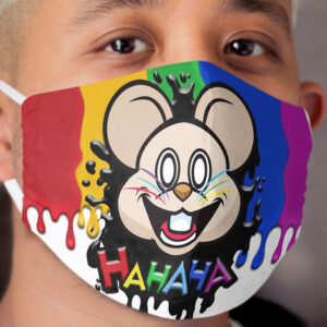 Six Nine Rat Paint Drip Cloth Face Mask