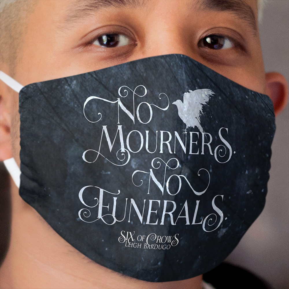 Six of Crows, No Mourners No Funerals, Kaz Brekker Cloth Face Mask