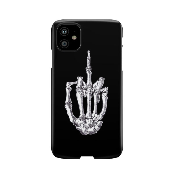 Skeletal Middle Finger Phone Case Chief
