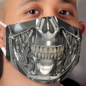 Skeleton robot Cloth Face Mask