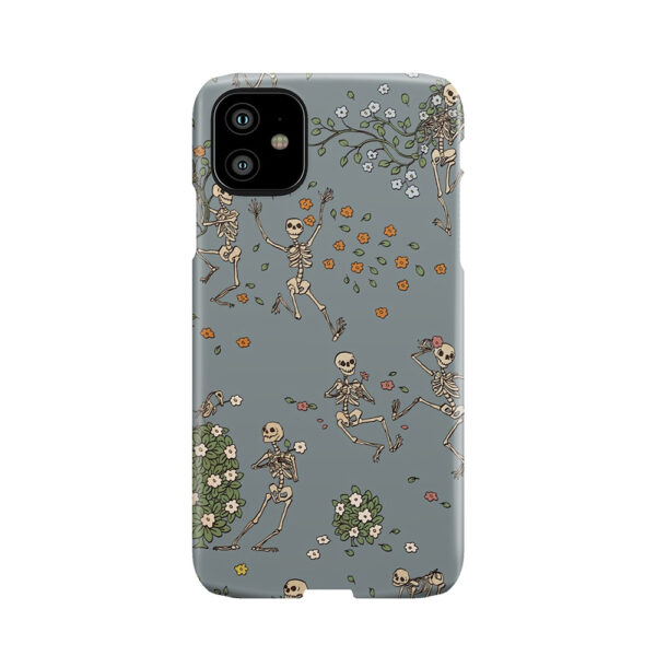 Skeletons With Garlands Phone Case
