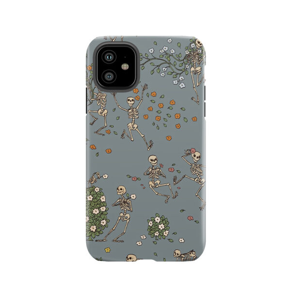 Skeletons With Garlands Tough Phone Case