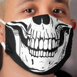 Skull Cloth Face Mask 3