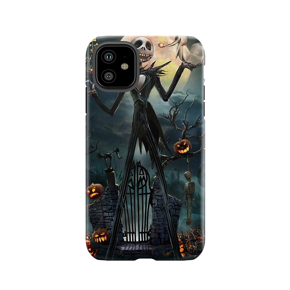 Skull Pumkin Tough Phone Case