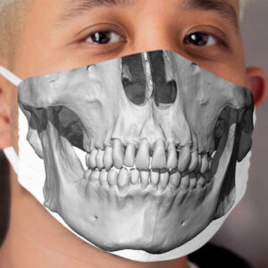 skull realistic Cloth Face Mask