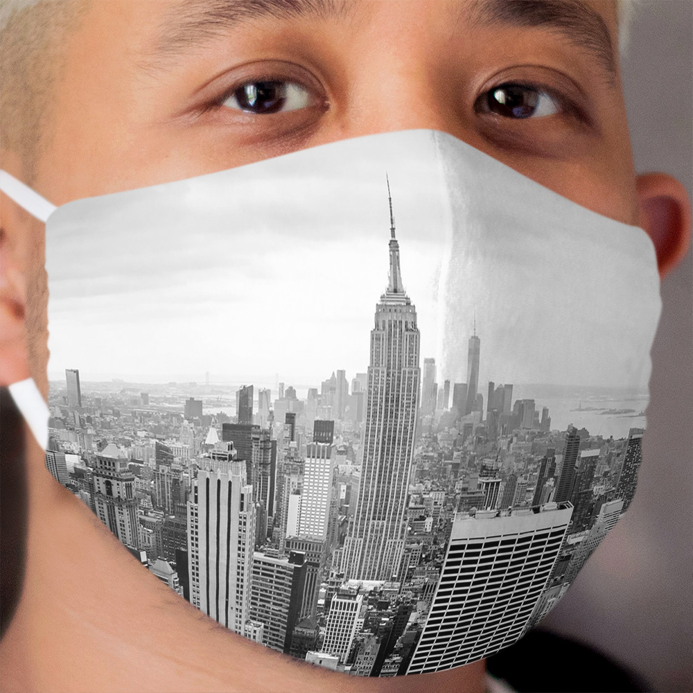 skyline new york Cloth Face Mask