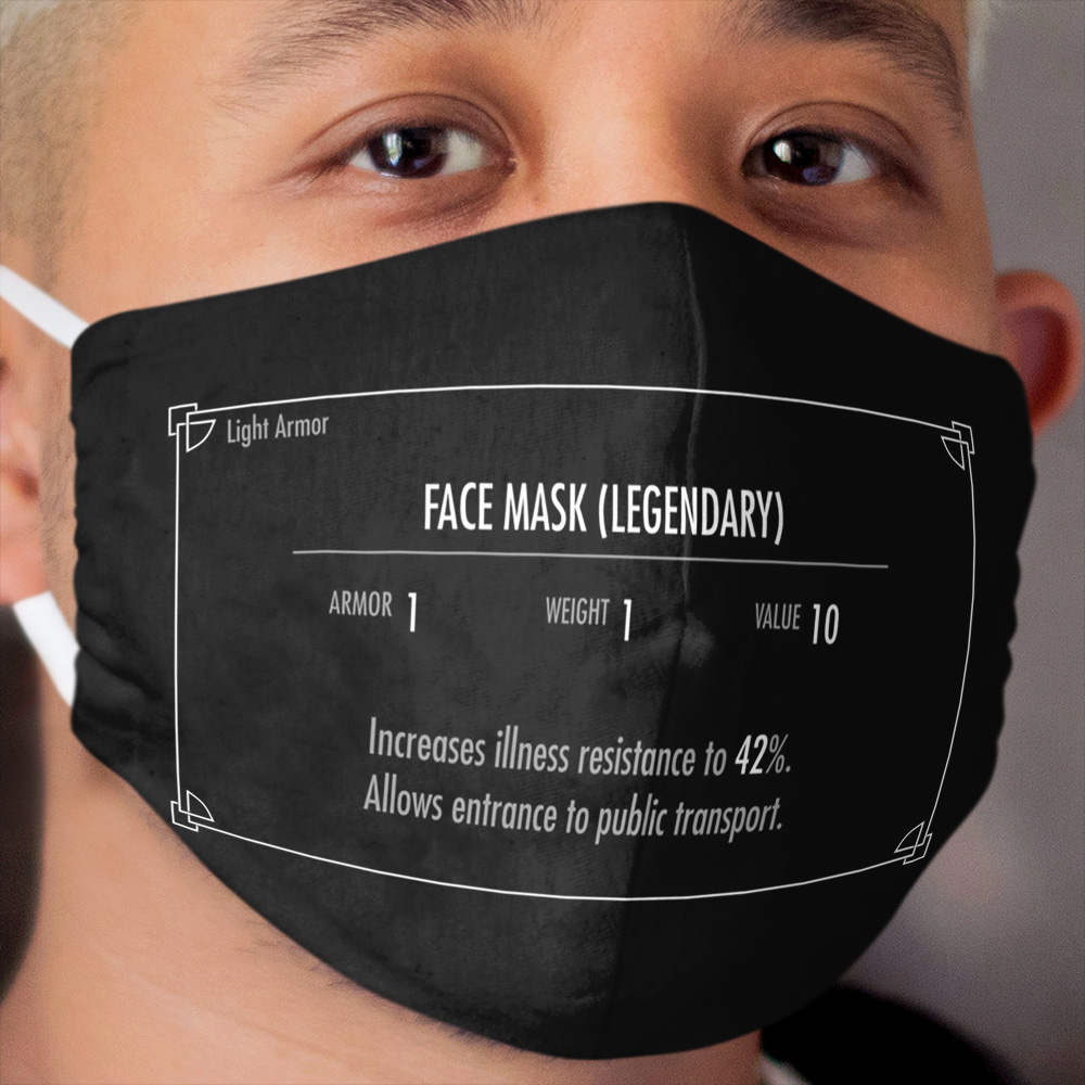 Skyrim Cloth Face Mask