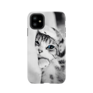 Sleepy Kitten Tough Phone Case
