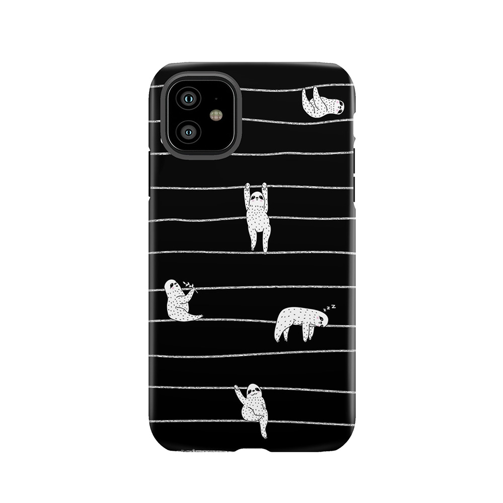 Sloth Stripe Tough Phone Case