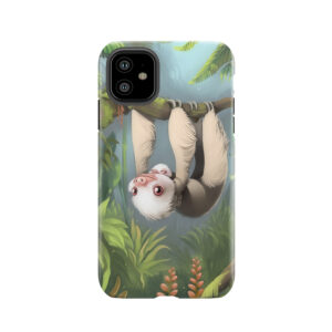 Sloth With Baby Tough Phone Case
