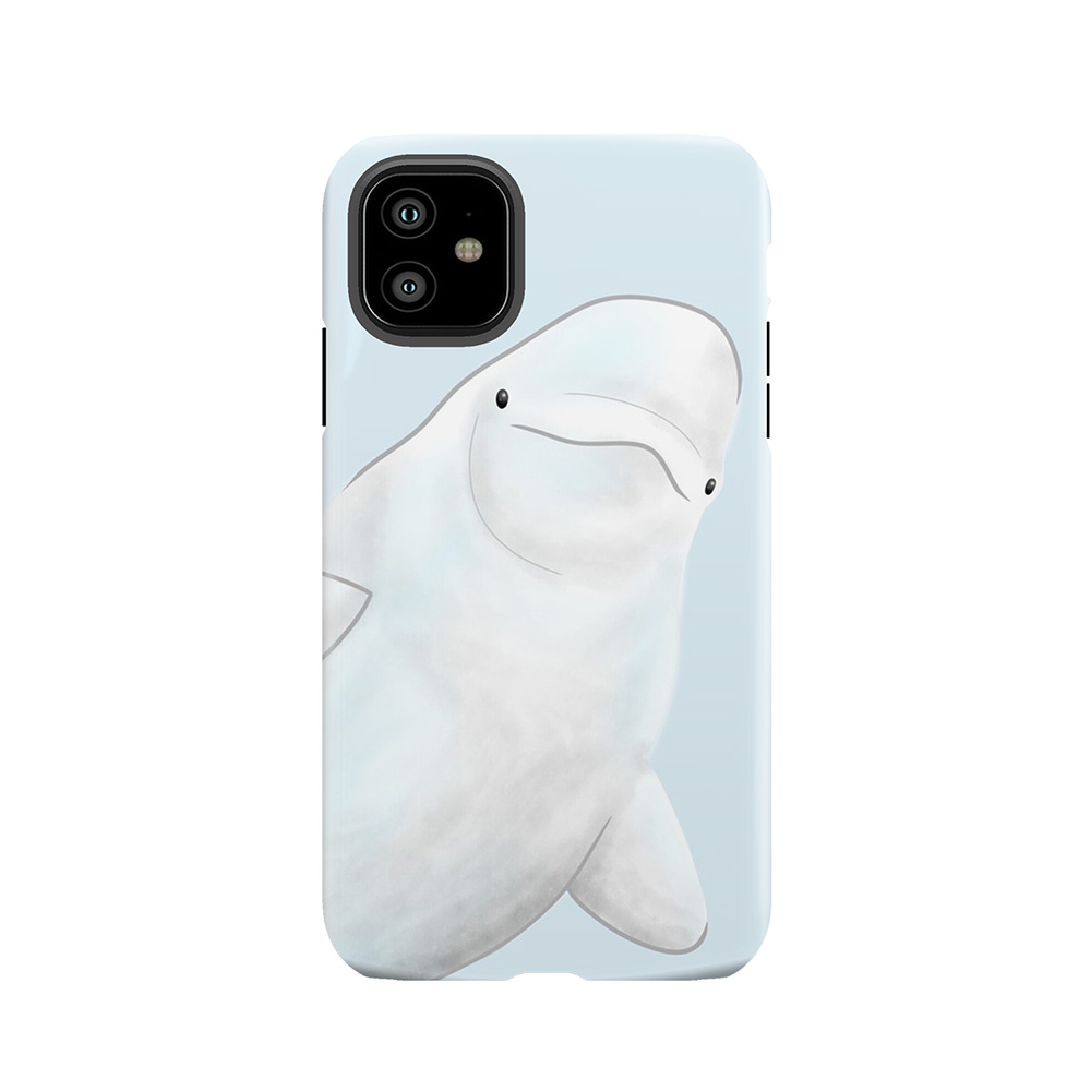 Small Beluga Tough Phone Case