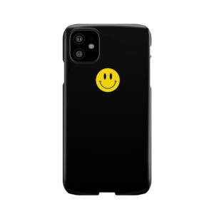 Small | Happy Face | Black | Smiley | Phone Case