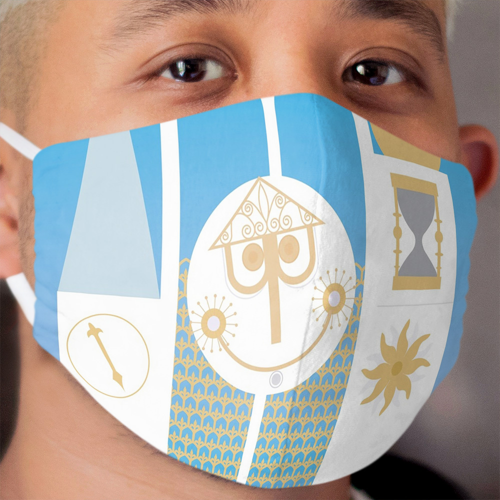 Small World Illustration Cloth Face Mask