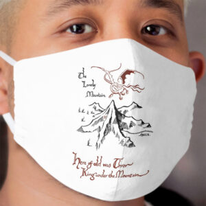 Smaug above Erebor Cloth Face Mask