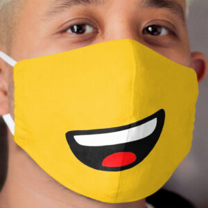 Smiley Cloth Face Mask 3