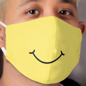 Smiley Face Smile Cloth Face Mask 2