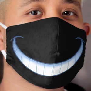 Smiling in the dark - Disappearing Cheshire Cat Cloth Face Mask