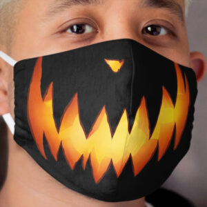 Smiling Pumpkin Cloth Face Mask