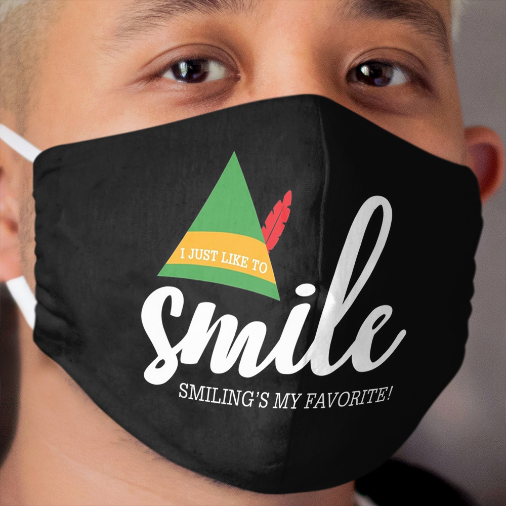 Smiling's My Favorite Cloth Face Mask