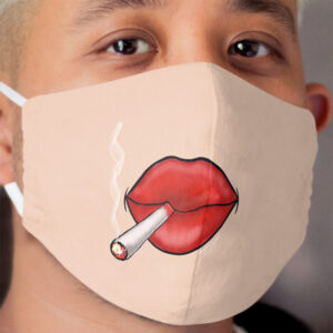 Smoking Hot Red Lips Cloth Face Mask