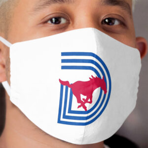 SMU Triple D Logo Cloth Face Mask