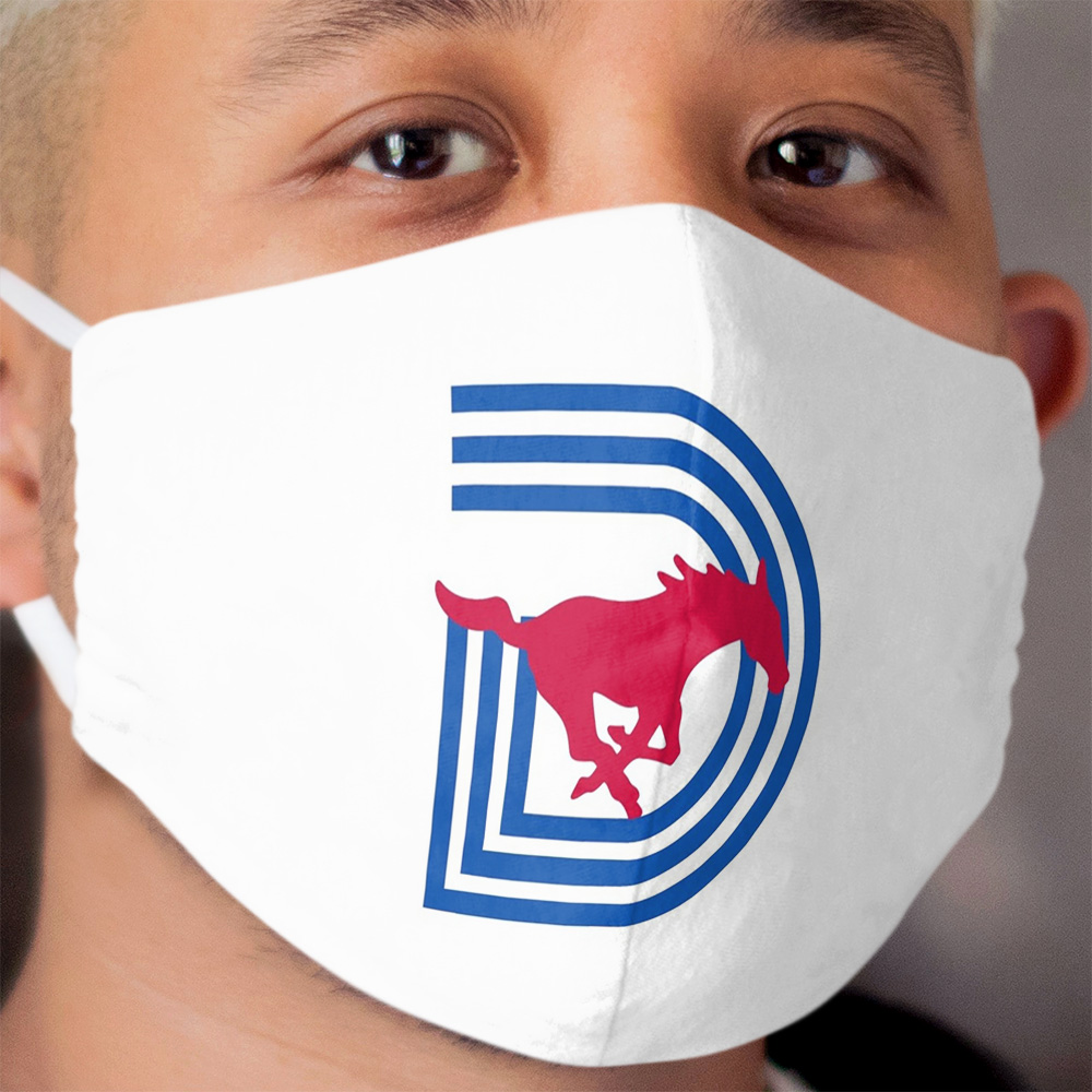 SMU Triple D Logo Cloth Face Mask