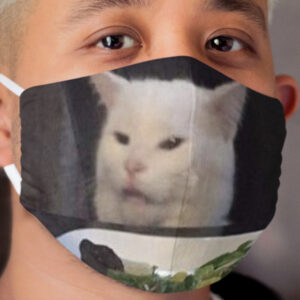 Smudge The Cat Cloth Face Mask