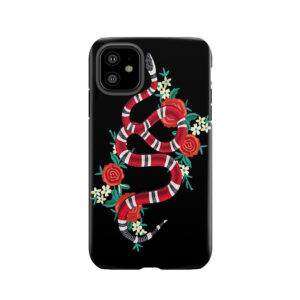 Snake Flower Cute Tough Phone Case