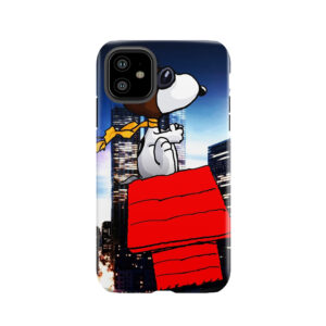 Snoopy On Flight Tough Phone Case