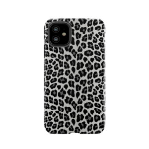Snow Leopard Print Tough Phone Case