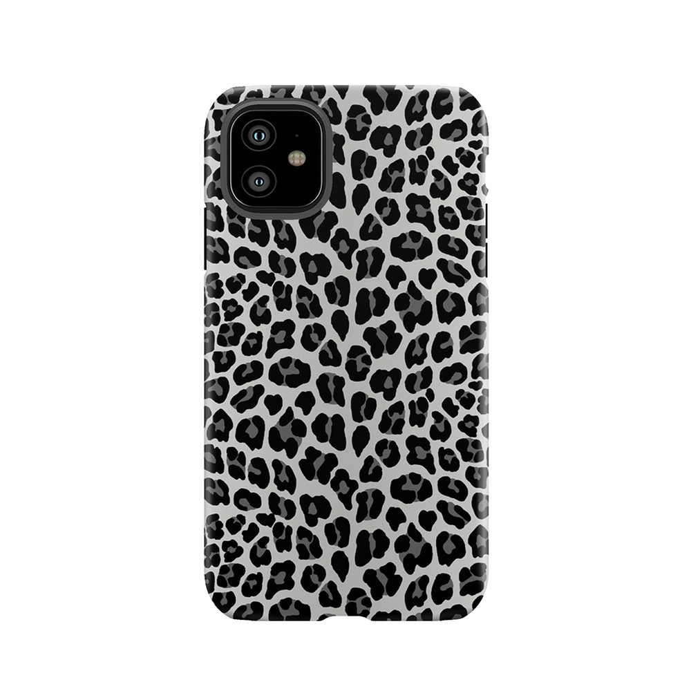 Snow Leopard Print Tough Phone Case