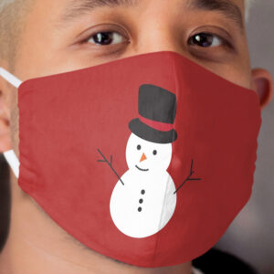 Snow man christmas Cloth Face Mask