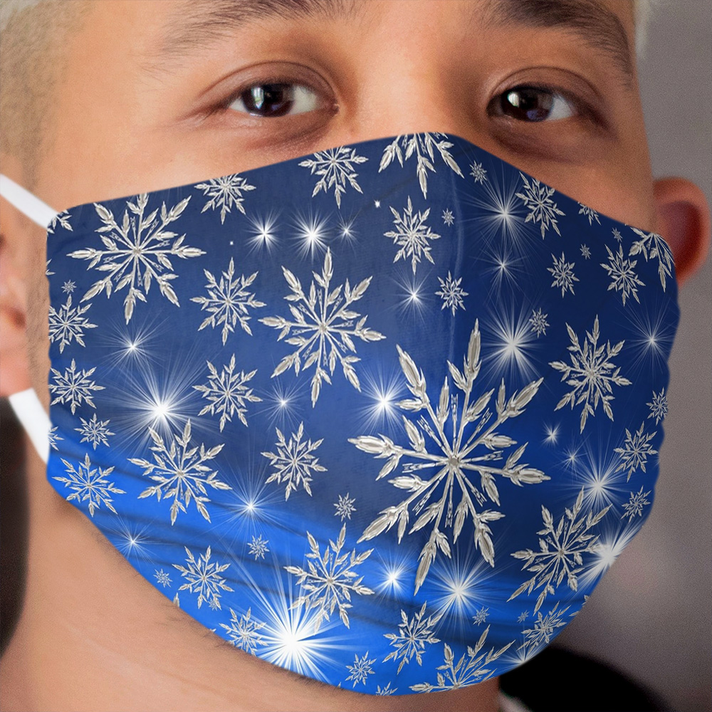 Snowflakes Cloth Face Mask