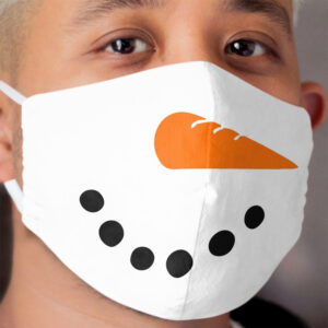Snowman Cloth Face Mask