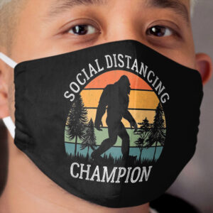 Social Distancing Champion Cloth Face Mask