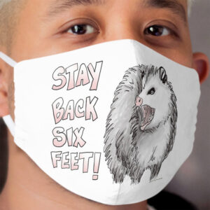 Social Distancing Opossum Possum Cloth Face Mask