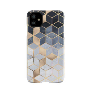 Soft Blue Gradient Cubes Phone Case