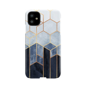 Soft Blue Hexagons Phone Case