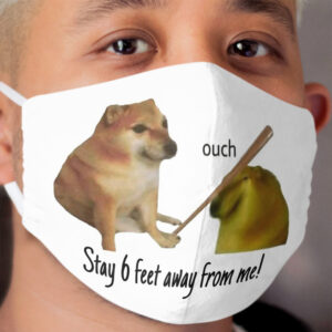 Somcial Dimstancing Cloth Face Mask