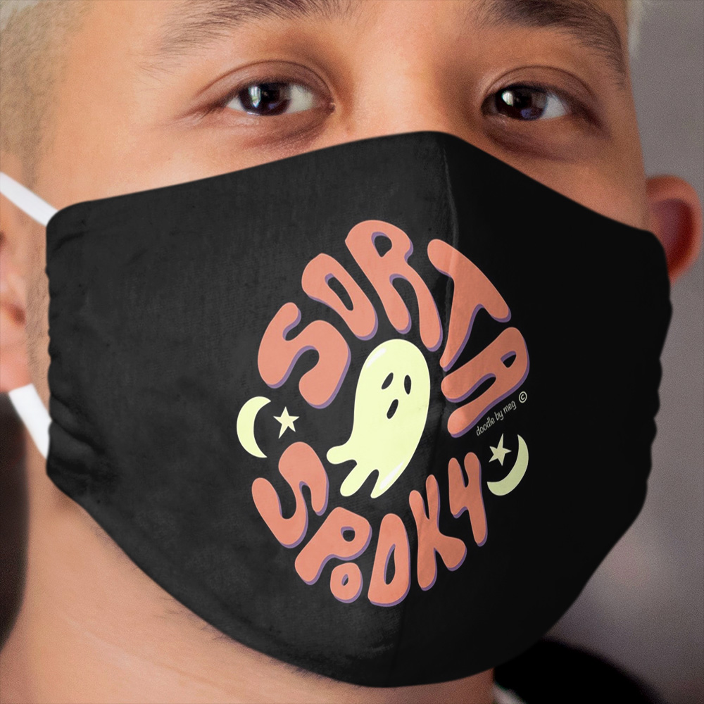 Sorta Spooky © Cloth Face Mask