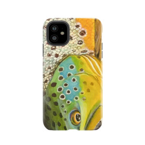 South Platte Brown Trout - Trout Painting Tough Phone Case