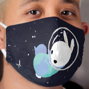Space Bunnies Cloth Face Mask