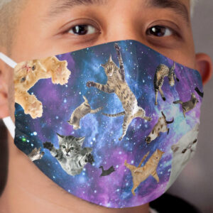 Space Cats Cloth Face Mask