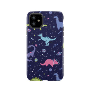 Space Dinosaurs In A Purple Sky Tough Phone Case