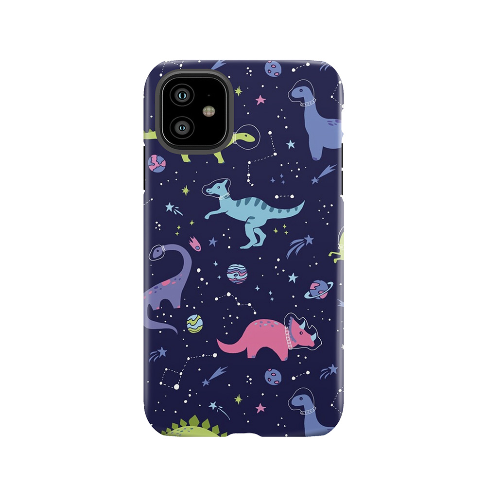 Space Dinosaurs In A Purple Sky Tough Phone Case