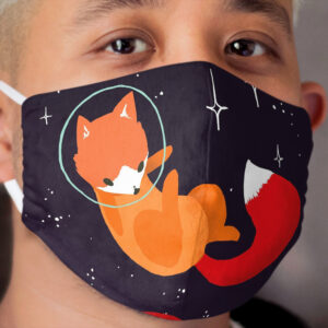 Space Foxes Cloth Face Mask