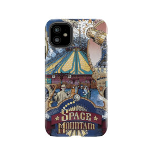 Space Mountain Graphic Tough Phone Case