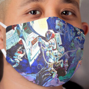 Spaceship Earth Mural Cloth Face Mask
