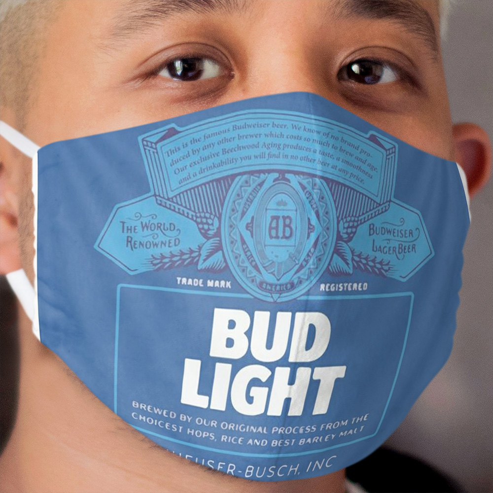 spandukkkk bud light botolbotol#6745 Cloth Face Mask