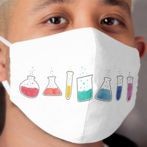 Spectrum test tubes Cloth Face Mask